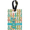 Fun Easter Bunnies Plastic Luggage Tag - Rectangular w/ Name or Text