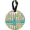 Fun Easter Bunnies Personalized Round Luggage Tag