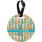 Fun Easter Bunnies Plastic Luggage Tag - Round (Personalized)