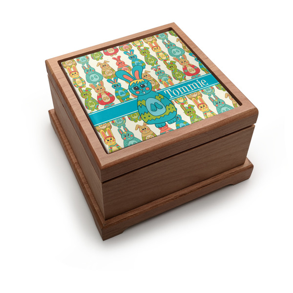 Custom Fun Easter Bunnies Pet Urn w/ Name or Text