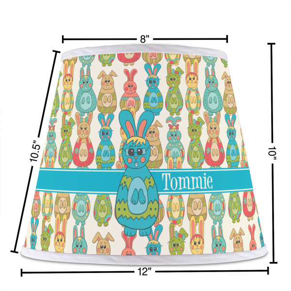 Fun Easter Bunnies Poly Film Empire Lampshade - Dimensions