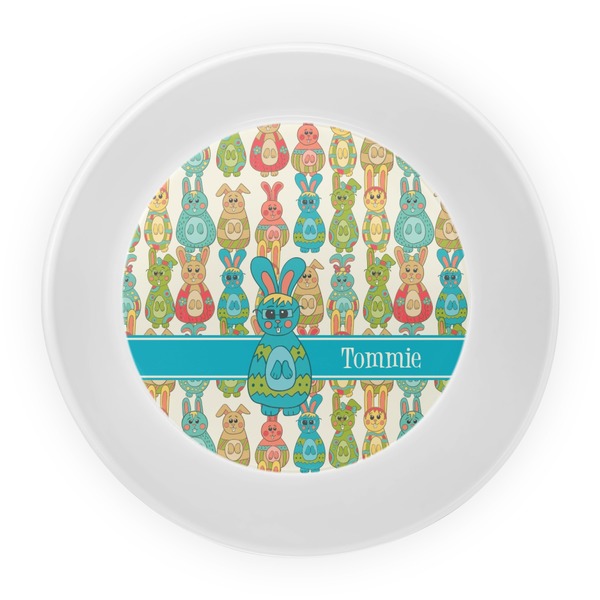 Fun Easter Bunnies Melamine Bowl - Center