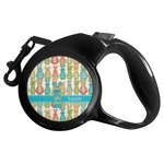 Fun Easter Bunnies Retractable Dog Leash - Small (Personalized)
