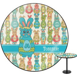 Fun Easter Bunnies Round Table (Personalized)