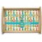Fun Easter Bunnies Natural Wooden Tray - Small (Personalized)