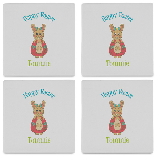 Fun Easter Bunnies Set of 4 Sandstone Coasters - See All 4 View