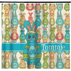 Fun Easter Bunnies Shower Curtain (Personalized)