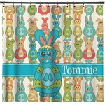 Fun Easter Bunnies Shower Curtain - Custom Size (Personalized)
