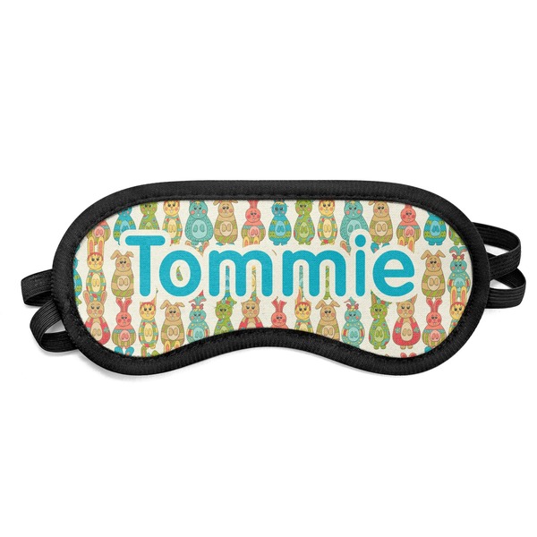 Custom Fun Easter Bunnies Sleeping Eye Mask (Personalized)