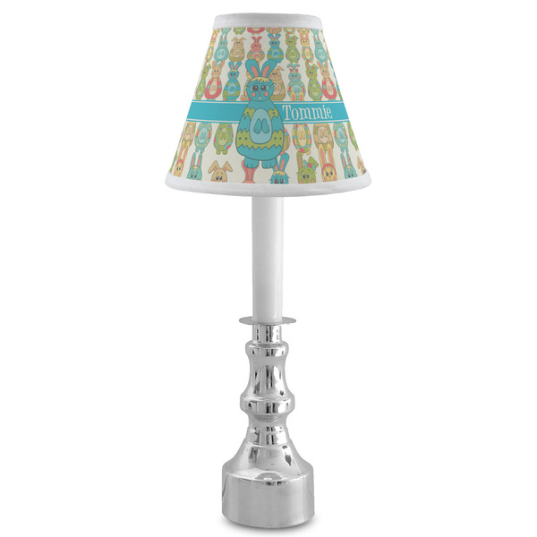 Fun Easter Bunnies Small Chandelier Lamp - LIFESTYLE (on candle stick)