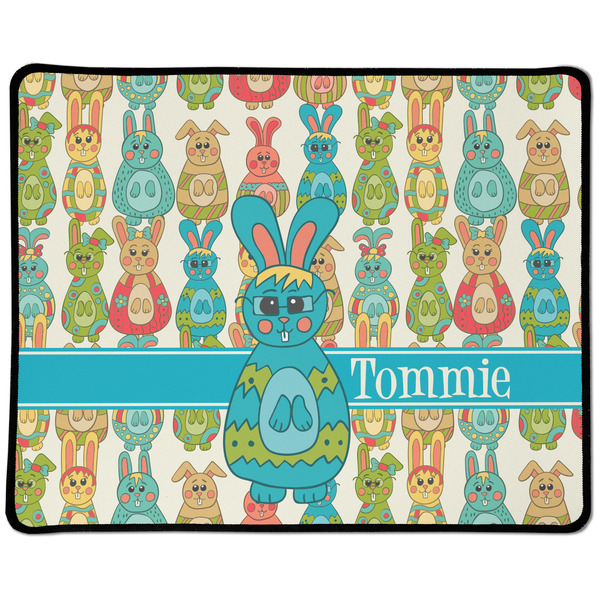 Custom Fun Easter Bunnies Large Gaming Mouse Pad - 12.5" x 10" (Personalized)