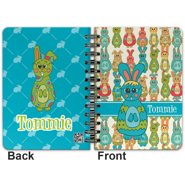 Fun Easter Bunnies Spiral Journal 5 x 7 - Apvl