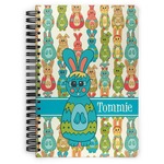 Fun Easter Bunnies Spiral Notebook (Personalized)
