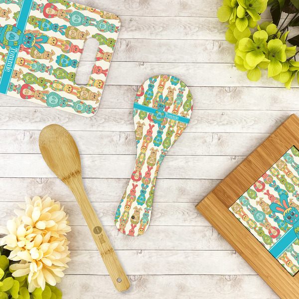 Fun Easter Bunnies Spoon Rest Trivet - LIFESTYLE