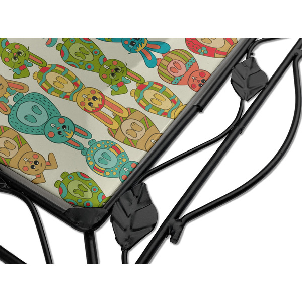 Fun Easter Bunnies Square Trivet - Detail