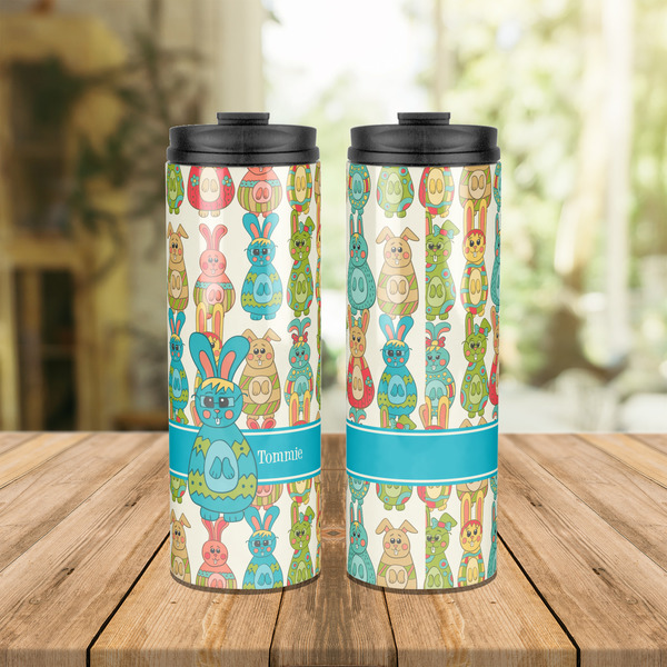 Fun Easter Bunnies Stainless Steel Tumbler - Lifestyle