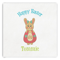 Fun Easter Bunnies Paper Dinner Napkins (Personalized)