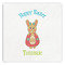 Fun Easter Bunnies Paper Dinner Napkin - Front View