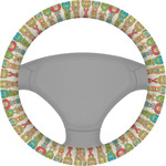 Fun Easter Bunnies Steering Wheel Cover