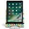 Fun Easter Bunnies Stylized Tablet Stand - Front with ipad