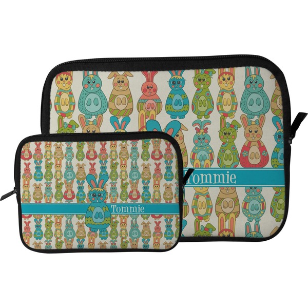 Fun Easter Bunnies Tablet Sleeve (Size Comparison)