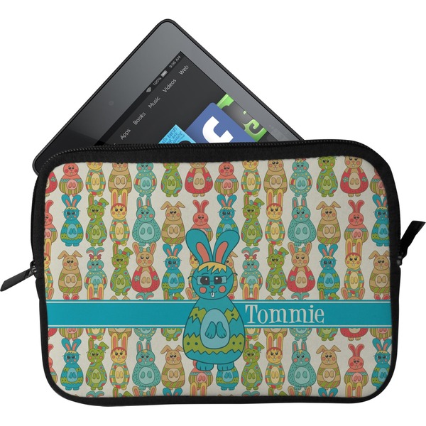 Custom Fun Easter Bunnies Tablet Case / Sleeve - Small (Personalized)
