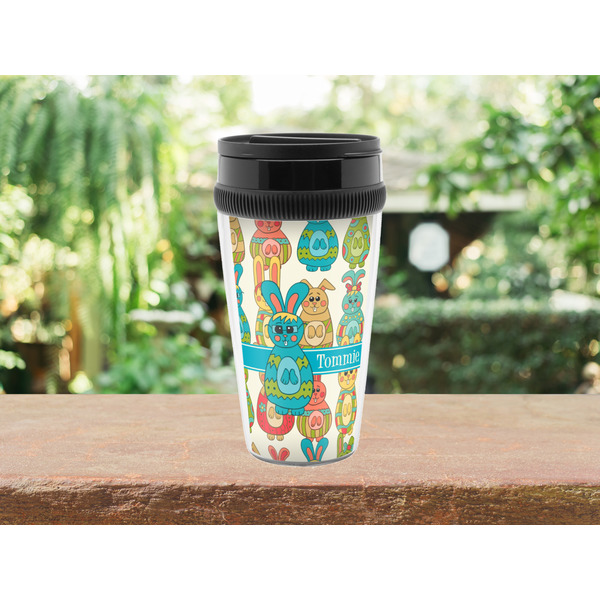 Fun Easter Bunnies Travel Mug Lifestyle (Personalized)