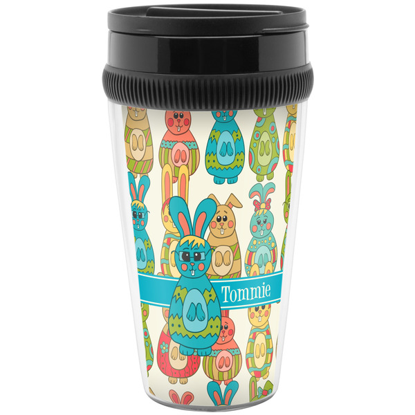 Custom Fun Easter Bunnies Acrylic Travel Mug without Handle (Personalized)