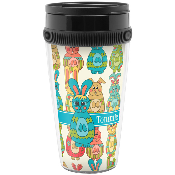 Custom Fun Easter Bunnies Acrylic Travel Mug without Handle (Personalized)