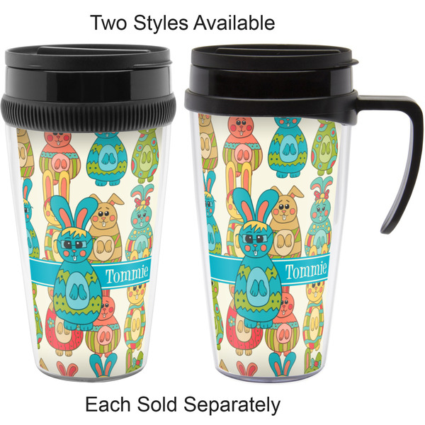 Fun Easter Bunnies Travel Mugs - with & without Handle