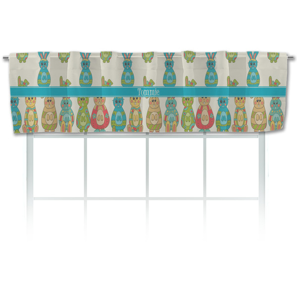 Custom Fun Easter Bunnies Valance (Personalized)