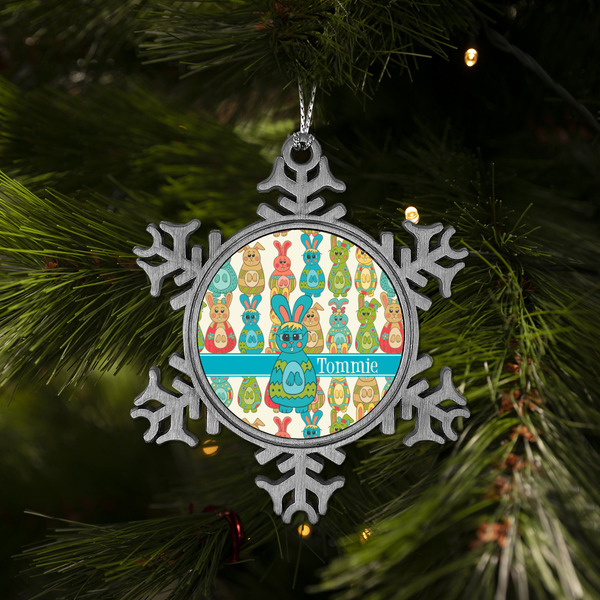 Fun Easter Bunnies Vintage Snowflake - (LIFESTYLE)