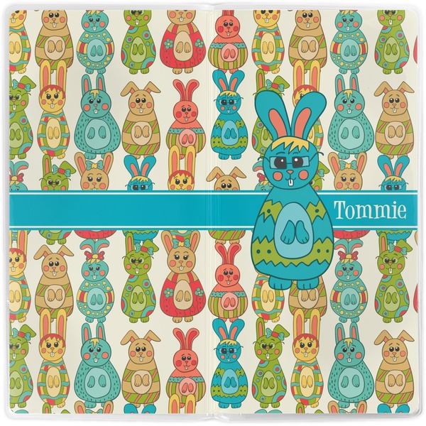 Fun Easter Bunnies Vinyl Document Wallet - Apvl