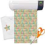 Fun Easter Bunnies Heat Transfer Vinyl Sheet (12"x18")