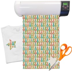 Fun Easter Bunnies Heat Transfer Vinyl Sheet (12"x18")