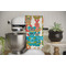 Fun Easter Bunnies Waffle Weave Towel - Full Color Print - Lifestyle Image