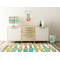 Fun Easter Bunnies Wall Graphic Decal Wooden Desk