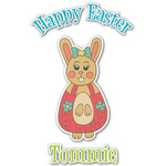 Fun Easter Bunnies Graphic Decal - Small (Personalized)