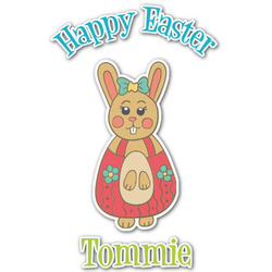 Fun Easter Bunnies Graphic Decal - Large (Personalized)