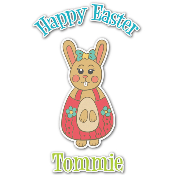 Custom Fun Easter Bunnies Graphic Decal - Small (Personalized)