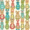 Fun Easter Bunnies Wallpaper & Surface Covering (Water Activated 24"x 24" Sample)