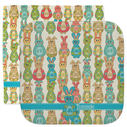 Fun Easter Bunnies Facecloth / Wash Cloth (Personalized)