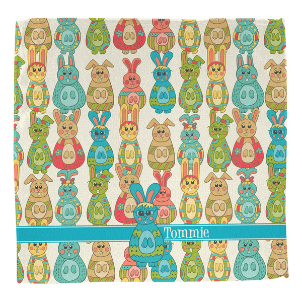 Fun Easter Bunnies Washcloth - Front - No Soap
