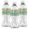 Fun Easter Bunnies Water Bottle Labels - Front View