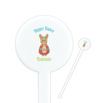 Fun Easter Bunnies Round Plastic Stir Sticks (Personalized)