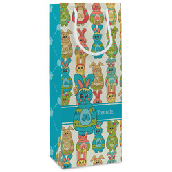 Fun Easter Bunnies Wine Gift Bags (Personalized)