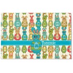 Fun Easter Bunnies Woven Mat (Personalized)