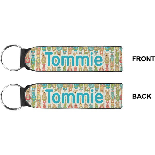 Fun Easter Bunnies Wristlet (Front + Back)