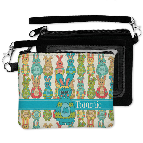 Fun Easter Bunnies Wristlet ID Cases - MAIN