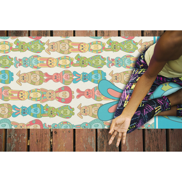 Fun Easter Bunnies Yoga Mats - LIFESTYLE